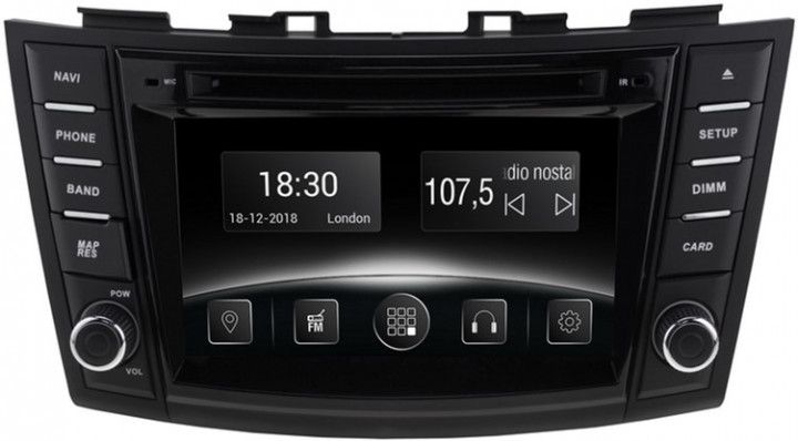 

Автомагнітола штатна Gazer CM6007-ZCS для Suzuki Swift (ZCS) 2011-2016