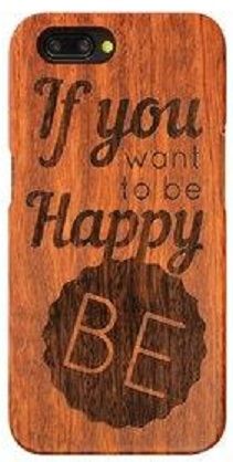 

Накладка Boogic Wooden iPhone X Be happy