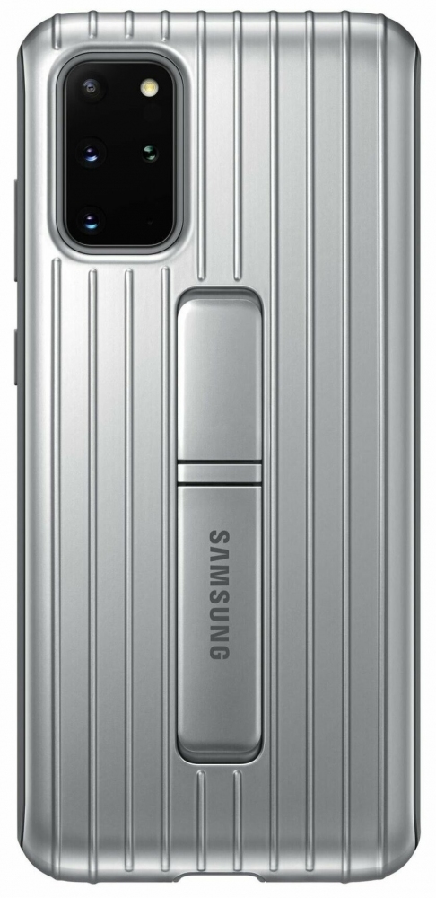 Акція на Накладка Samsung Protective Standing Cover для Samsung Galaxy S20 Plus (EF-RG985CSEGRU) Silver від Територія твоєї техніки