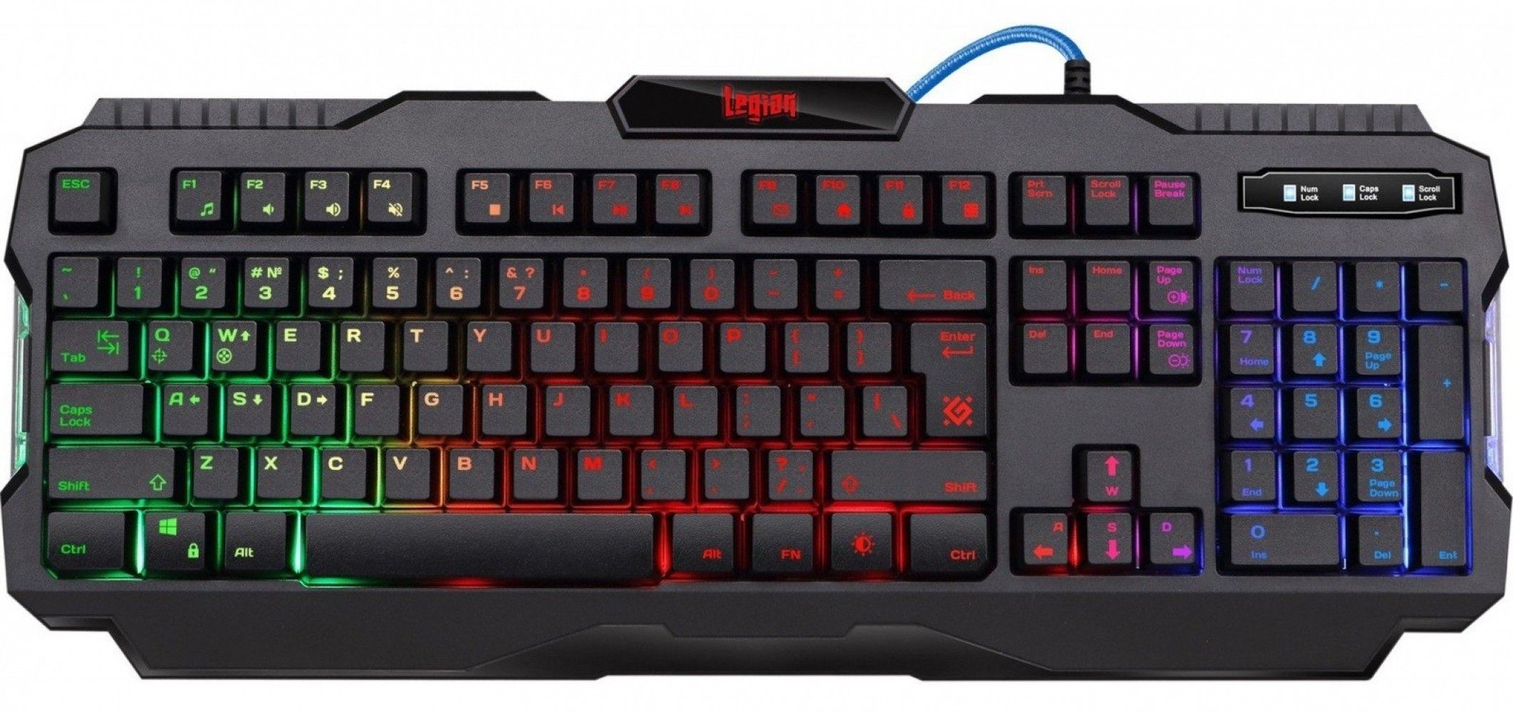 

Клавіатура Defender Legion GK-010DL USB (45010) Black