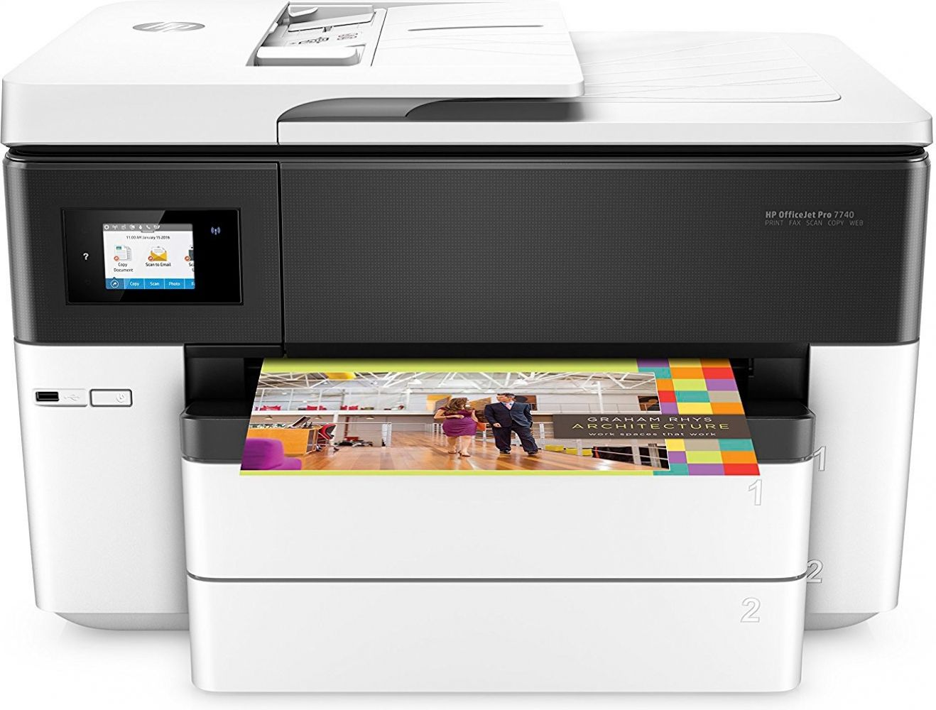 

МФУ HP OfficeJet Pro 7740 with WiFi (G5J38A)
