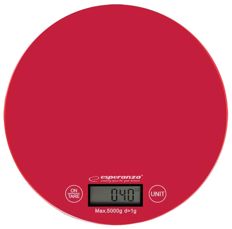 

Ваги кухонні Esperanza Scales EKS003R Red