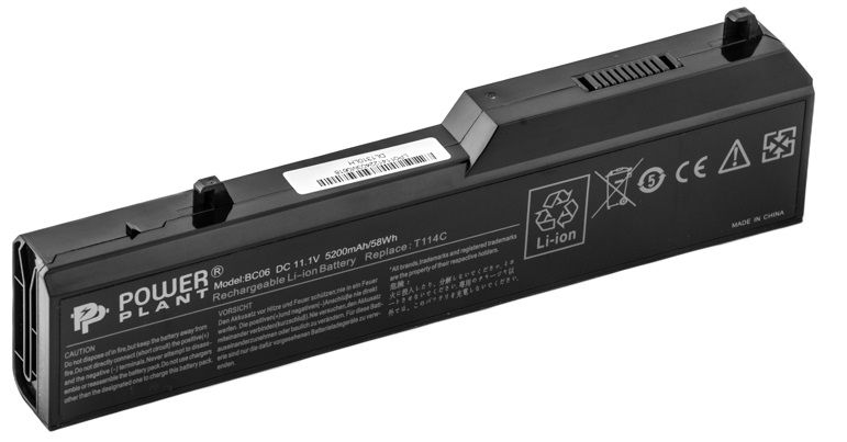 

Акумулятор PowerPlant для Dell Vostro 1310 (11.1V/5200mAh/6Cells) (NB00000073) Black