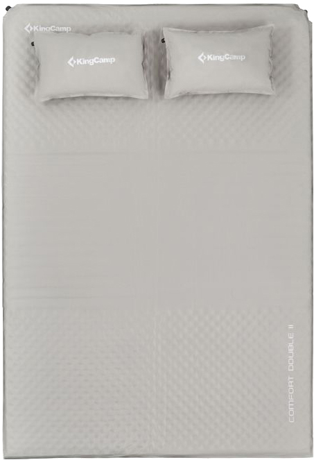 

Килимок самонадувний KingCamp Comfort Double II (KM3594) Medium Grey