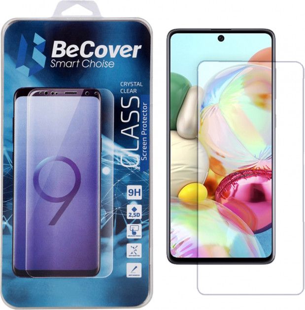 

Захисне скло BeCover Crystal Clear Glass для Samsung Galaxy A71 SM-A7160 (BC_704671)