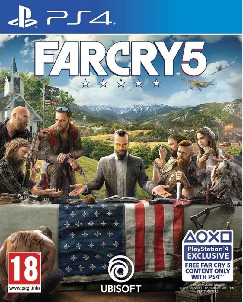 

Диск Far Cry 5 (PS4, Russian version)