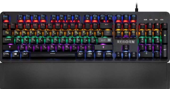 

Клавіатура дротова Defender Reborn GK-165DL USB (45165) Black