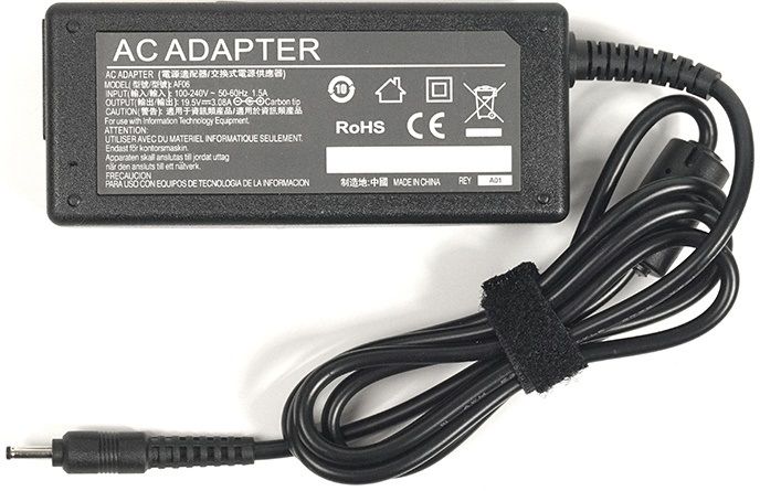 Блок питания PowerPlant для ноутбуков ASUS B121 220V, 19.5V 60W 3.08A (3.0*1.1) (AS60G3011)
