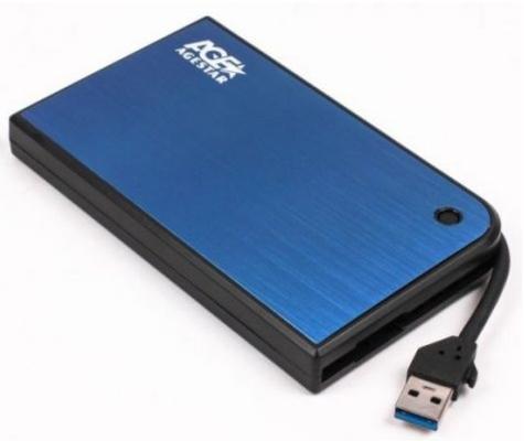 

Зовнішня кишеня Agestar для HDD 2.5" USB3.0 (3UB 2A14 Blue)