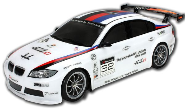 

Модель автомобіля Team Magic Шосейна E4JR BMW 320 1:10 2.4 ГГц (TM503014-320-W) (2711983941850) White