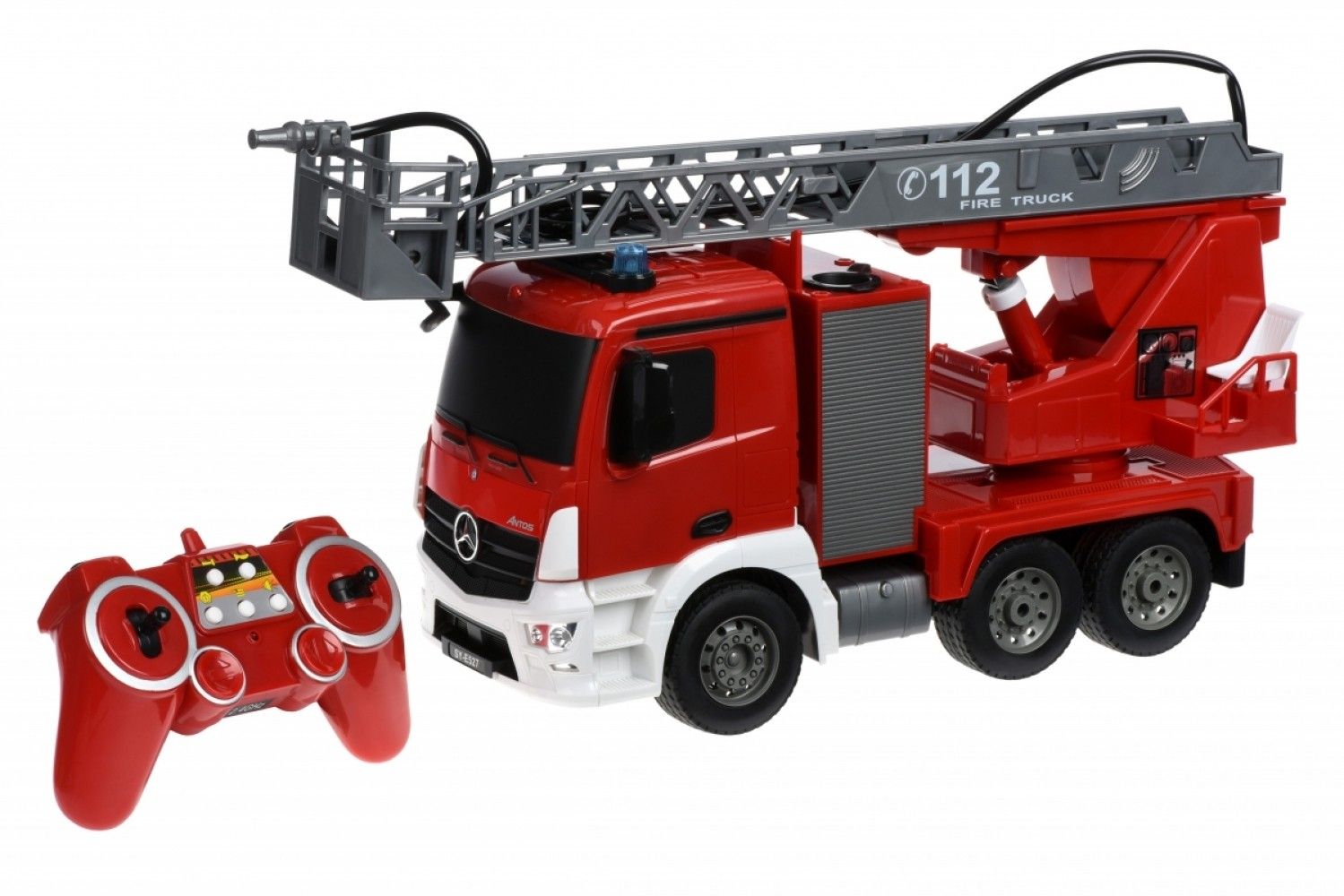 

Машинка на р/у 3 в 1 Same Toy Пожарная машина Mercedes-Benz с лесницей 1:20 (E527-003)