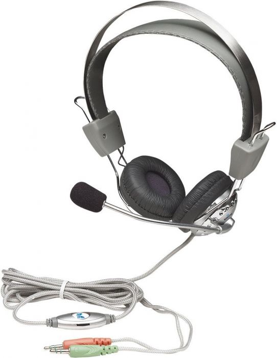 

Навушники Manhattan Stereo Headset (175517) Silver