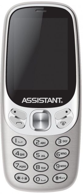 

Мобільний телефон Assistant AS-203 Silver