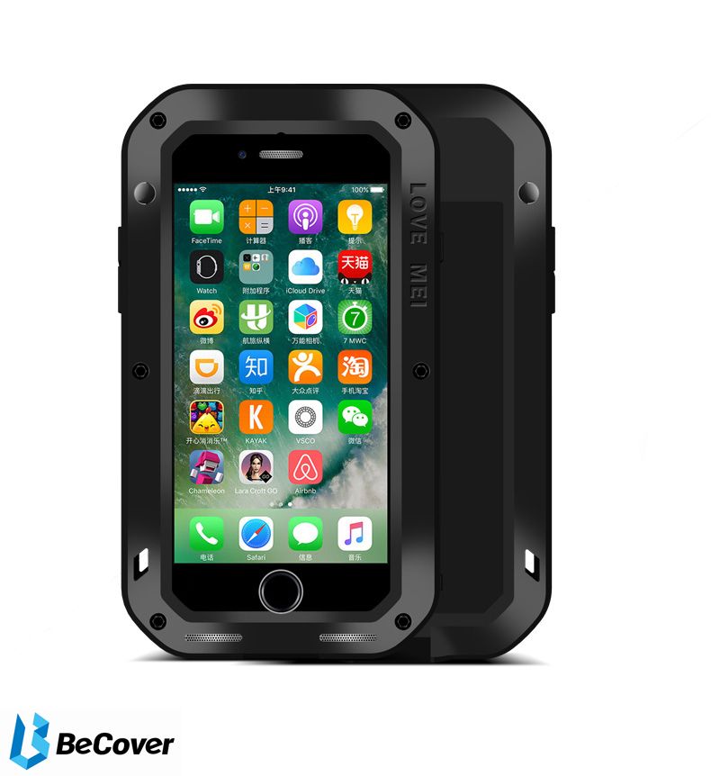 

Панель Love Mei Powerful для Apple iPhone 7/8 (703116) Black