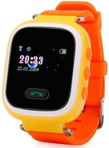 

Детские часы-телефон с GPS трекером GOGPS K11 (K11YL) Yellow