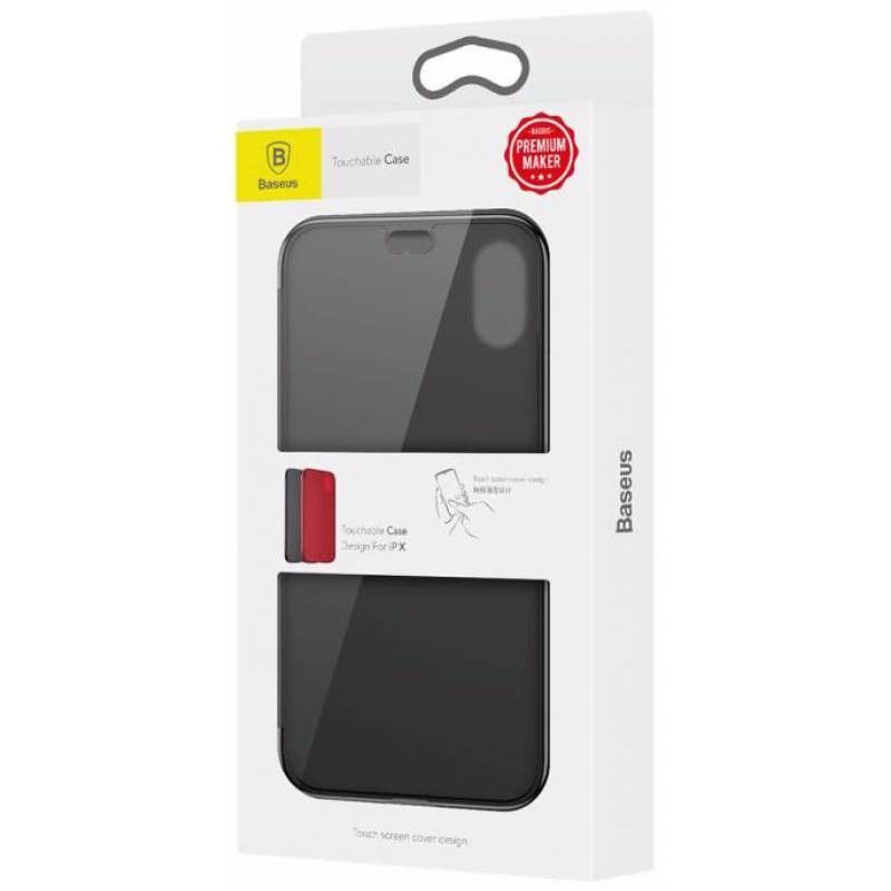 

Накладка Baseus Touchable iPhone X Black (TS01)