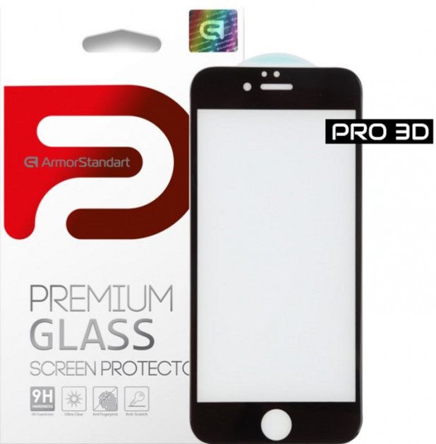 

Защитное стекло ArmorStandart Pro для Apple iPhone 6S (ARM55368-GP3D-BK) Black