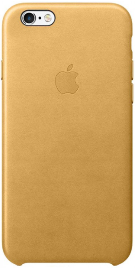

Панель Apple Leather Case iPhone 6 Gold