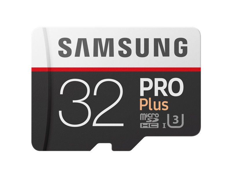 

Карта памяти Samsung microSDHC 32GB Pro Plus UHS-I U3 (MB-MD32GA/RU)