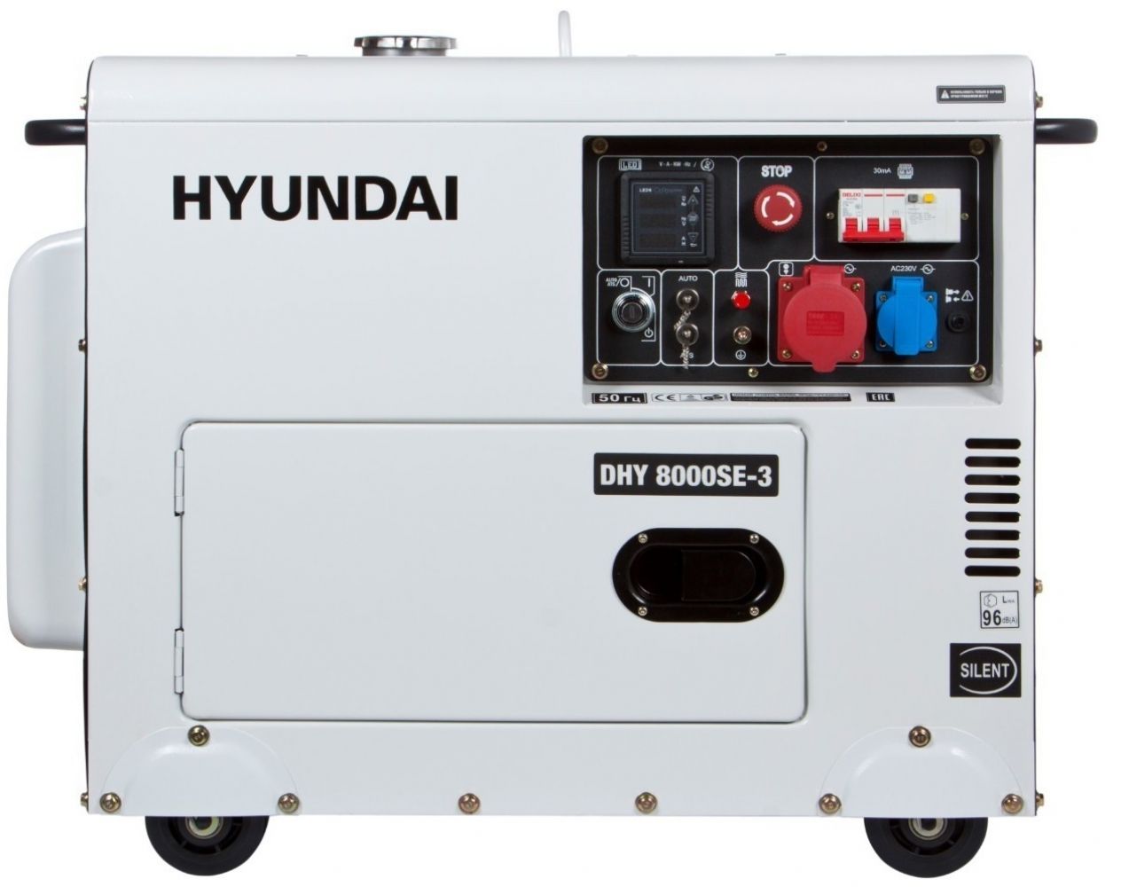 

Генератор Hyundai DHY 8000SE-3