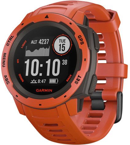 

Спортивные часы Garmin Instinct (010-02064-30) Flame Red