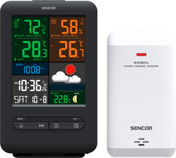 Метеостанція Sencor SWS7300 - фото Метеостанція Sencor SWS7300 - фото - інтернет-магазин електроніки та побутової техніки TTT