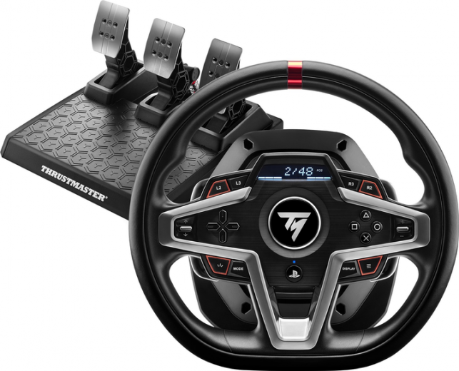 Кермо та педалі Thrustmaster для PC/PS5/PS4 T248P (4160783) - фото Кермо та педалі Thrustmaster для PC/PS5/PS4 T248P (4160783) - фото - інтернет-магазин електроніки та побутової техніки TTT