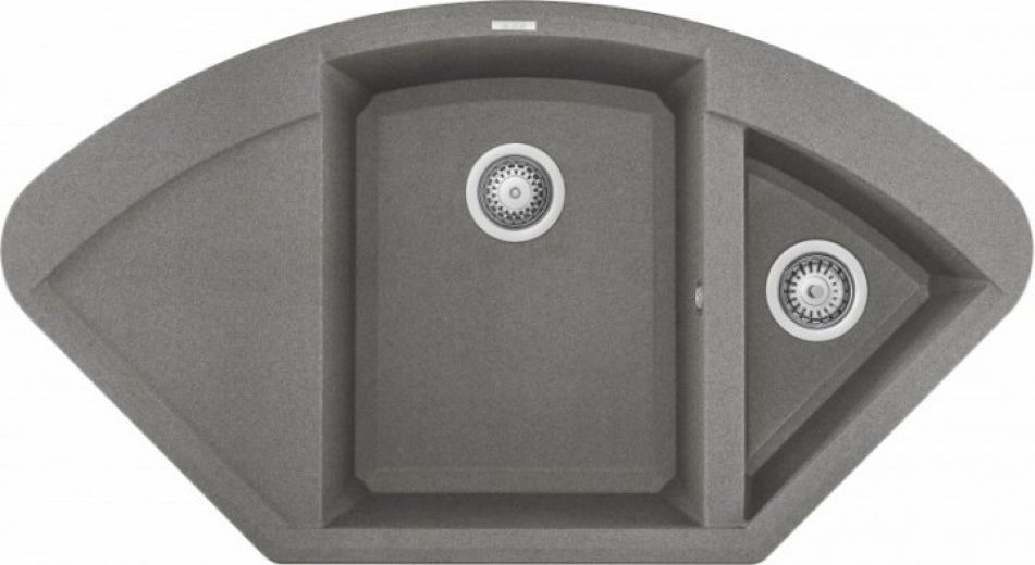 Кухонна мийка ELLECI Easy Corner cemento 48 - фото - інтернет-магазин електроніки та побутової техніки TTT