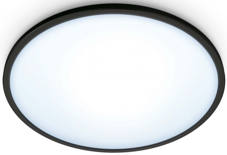 Розумний стельовий світильник WiZ SuperSlim Ceiling 16W 2700-6500K Wi-FI Black - фото - інтернет-магазин електроніки та побутової техніки TTT