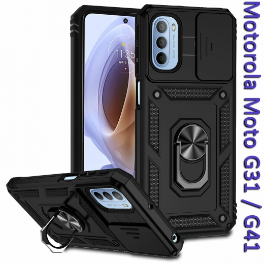 Панель BeCover Military для Motorola Moto G31 / G41 (BC_708190) Black - фото - интернет-магазин электроники и бытовой техники TTT