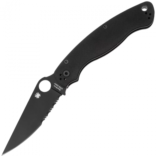 Нож Spyderco Military 2 Black Blade - фото - интернет-магазин электроники и бытовой техники TTT