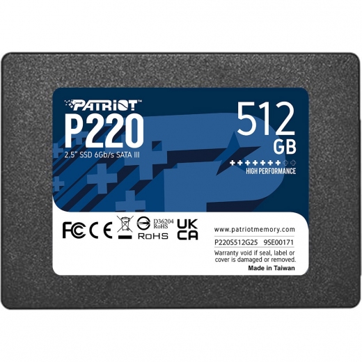 SSD Patriot P220 512GB 2.5 SSD Patriot P220 512GB 2.5