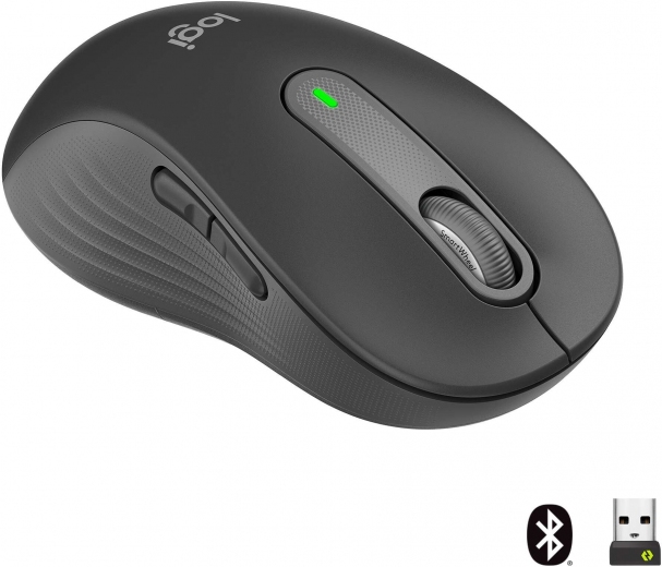 Миша Logitech Signature M650 L Wireless Mouse LEFT (910-006239) Graphite - фото - інтернет-магазин електроніки та побутової техніки TTT