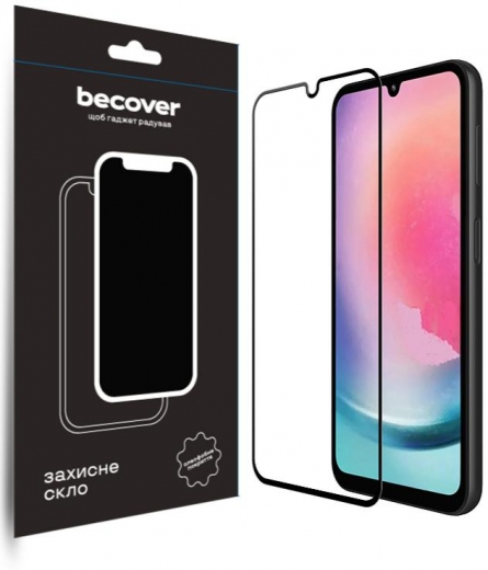 Защитное стекло BeCover для Samsung Galaxy A24 4G SM-A245 (709083) Black - фото - интернет-магазин электроники и бытовой техники TTT