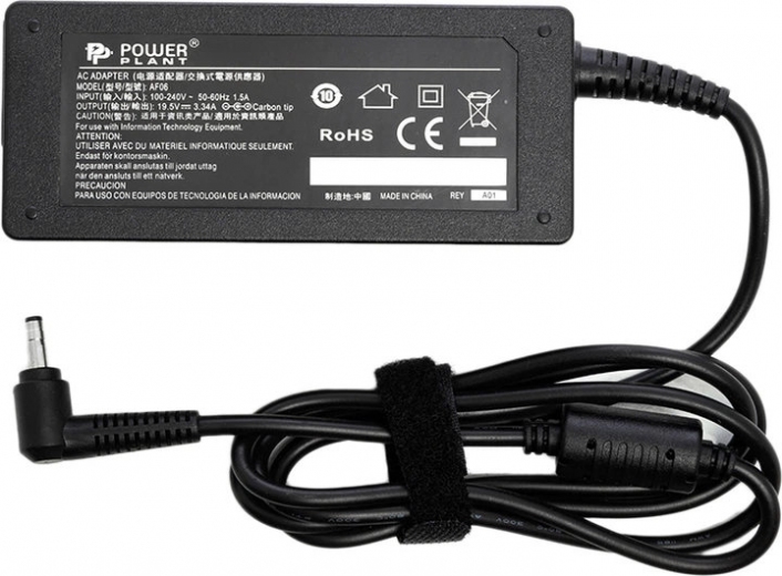 Блок питания PowerPlant для ноутбука Dell 4.0х1.7 мм (19.5V 65W 3.34A) (DL65G4017) - фото - интернет-магазин электроники и бытовой техники TTT