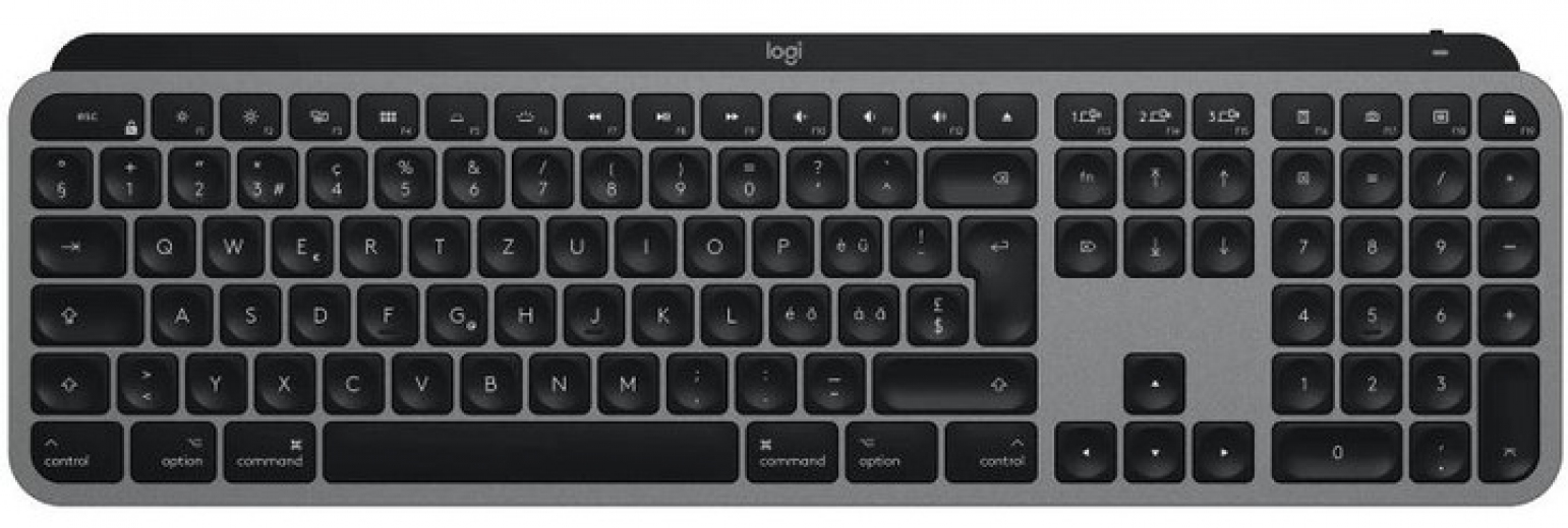 Клавиатура беспроводная Logitech MX Keys for Mac (920-009558) Space Gray - фото - интернет-магазин электроники и бытовой техники TTT