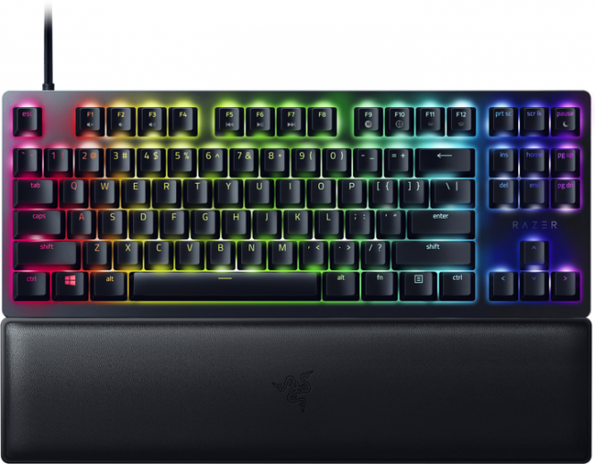 Клавіатура дротова Razer Huntsman V2 Tenkeyless Red Optical Switch RU USB (RZ03-03940800-R3R1) - фото Клавіатура дротова Razer Huntsman V2 Tenkeyless Red Optical Switch RU USB (RZ03-03940800-R3R1) - фото - інтернет-магазин електроніки та побутової техніки TTT