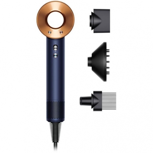 Фен Dyson HD07 Supersonic (113312-01) Prussian Blue/Rich Copper - фото - интернет-магазин электроники и бытовой техники TTT