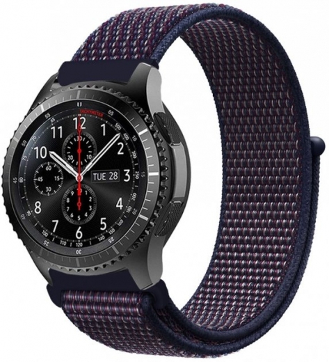 Ремінець BeCover Nylon Style для Honor MagicWatch 2 / Huawei Watch 3 Pro Classic 46mm (707080) Deep Blue - фото - інтернет-магазин електроніки та побутової техніки TTT