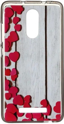 Cиліконовий чохол BeCover для Xiaomi Redmi Note 3 Hearts (701205) - фото - інтернет-магазин електроніки та побутової техніки TTT