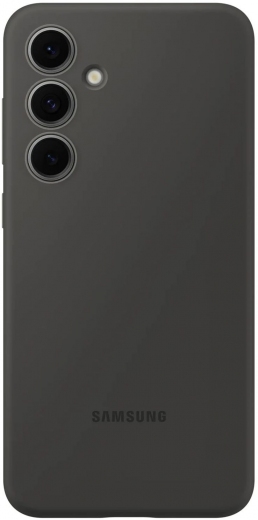 Панель Samsung Silicone Case для Samsung Galaxy S24 FE (EF-PS721CBEGWW) Black - фото - інтернет-магазин електроніки та побутової техніки TTT