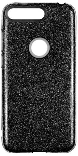 Накладка Shine Honor 7a Pro/Huawei Y6 Prime 2018 Black - фото - інтернет-магазин електроніки та побутової техніки TTT