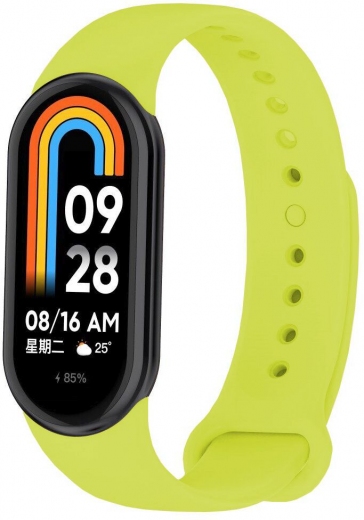 Ремінець BeCover для Xiaomi Mi Smart Band 8 (709401) Lime - фото - інтернет-магазин електроніки та побутової техніки TTT