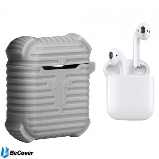 Чехол Protective i-Smile для Apple AirPods IPH1371 (702354) Gray - фото - интернет-магазин электроники и бытовой техники TTT