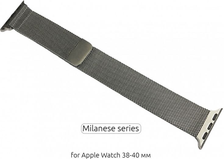 Ремешок ArmorStandart Milanese Loop Band для Apple Watch All Series 38-40mm (ARM48696) Silver  - фото - интернет-магазин электроники и бытовой техники TTT