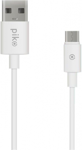 Кабель Piko CB-UM11 USB - Micro USB 1.2 м (1283126496172) White - фото - інтернет-магазин електроніки та побутової техніки TTT