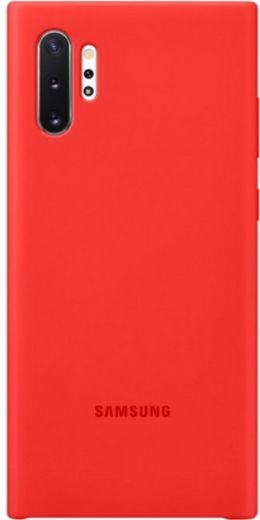Накладка Samsung Silicone Cover для Samsung Galaxy Note 10 Plus (EF-PN975TREGRU) Red - фото - інтернет-магазин електроніки та побутової техніки TTT