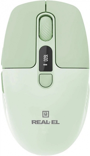 Мышь Real-El RM-481W Wireless/Bluetooth (EL123200060) Green  - фото - интернет-магазин электроники и бытовой техники TTT
