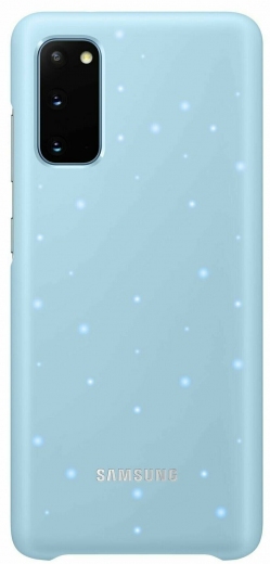 Панель Samsung LED Cover для Samsung Galaxy S20 (EF-KG980CLEGRU) Sky Blue - фото - інтернет-магазин електроніки та побутової техніки TTT