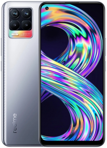 Смартфон realme 8 6/128Gb (RMX3085) Cyber Silver - фото - інтернет-магазин електроніки та побутової техніки TTT